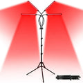 Red Light Therapy Lamp 660nm 850nm – 3-in-1 Adjustable Stand Red Light Therapy Lamp Qst 4 head lamp