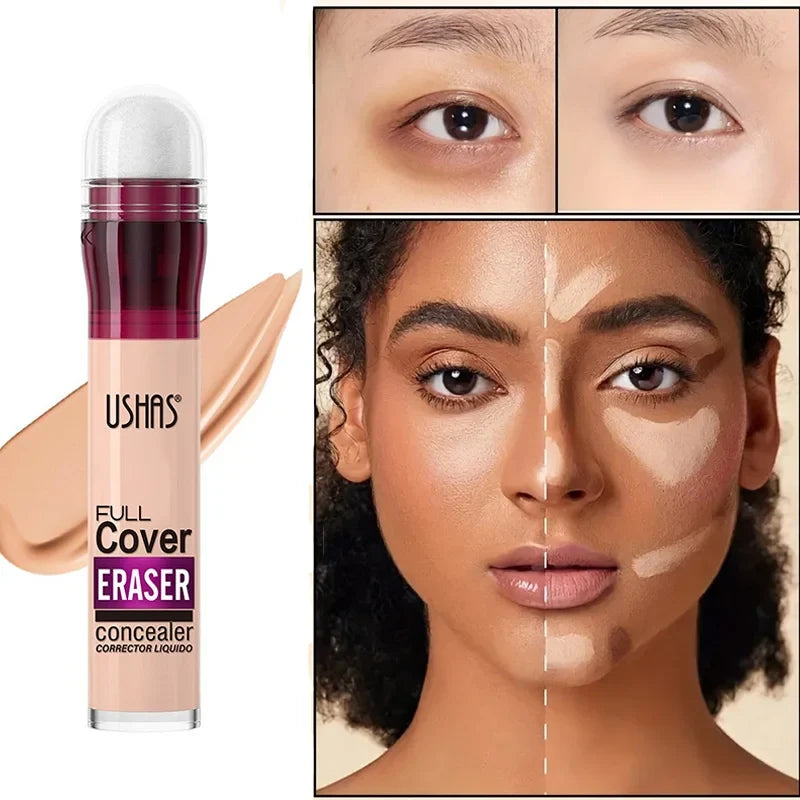 Sponge Head Concealer – Covers Dark Circles, Acne & Freckles Face Concealer Qme