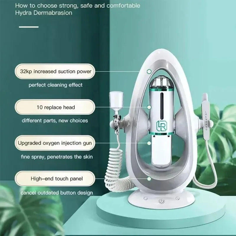 Hydra Dermabrasion Aqua Facial Device – Blackhead & Oxygen Jet Facial Beauty Device Qst