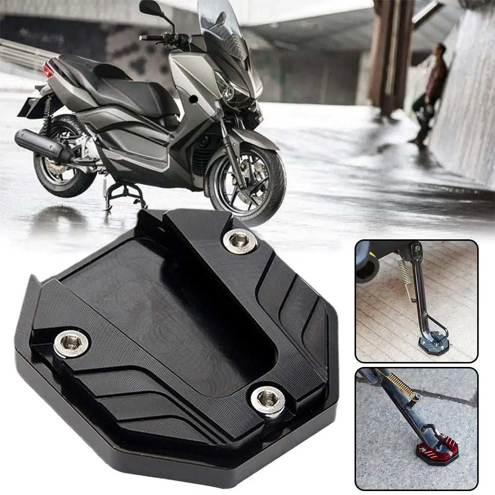 Aluminum Alloy Motorcycle Kickstand Extender Foot Side Stand Kickstand Extender Qme
