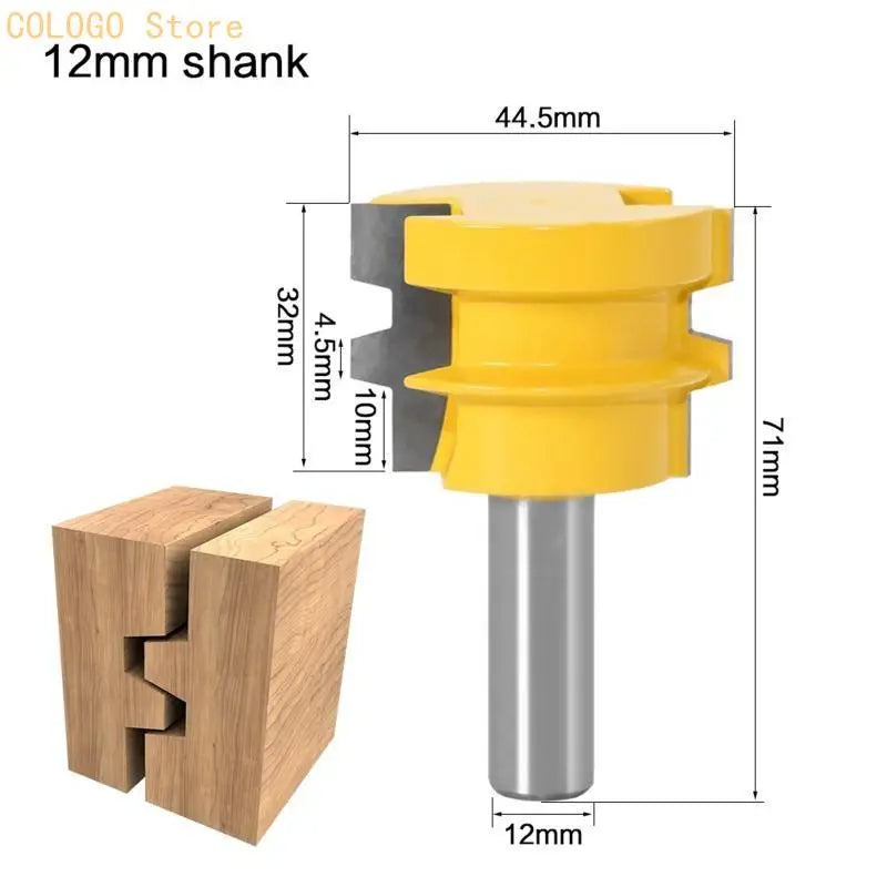 Tongue & Groove Router Bit | Flooring Tenon Milling Cutter Router Bit Qme