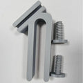 Garden Hose Holder Bucket Edge Clip | Metal Hose Storage Hose Holder Clip Qme Gray