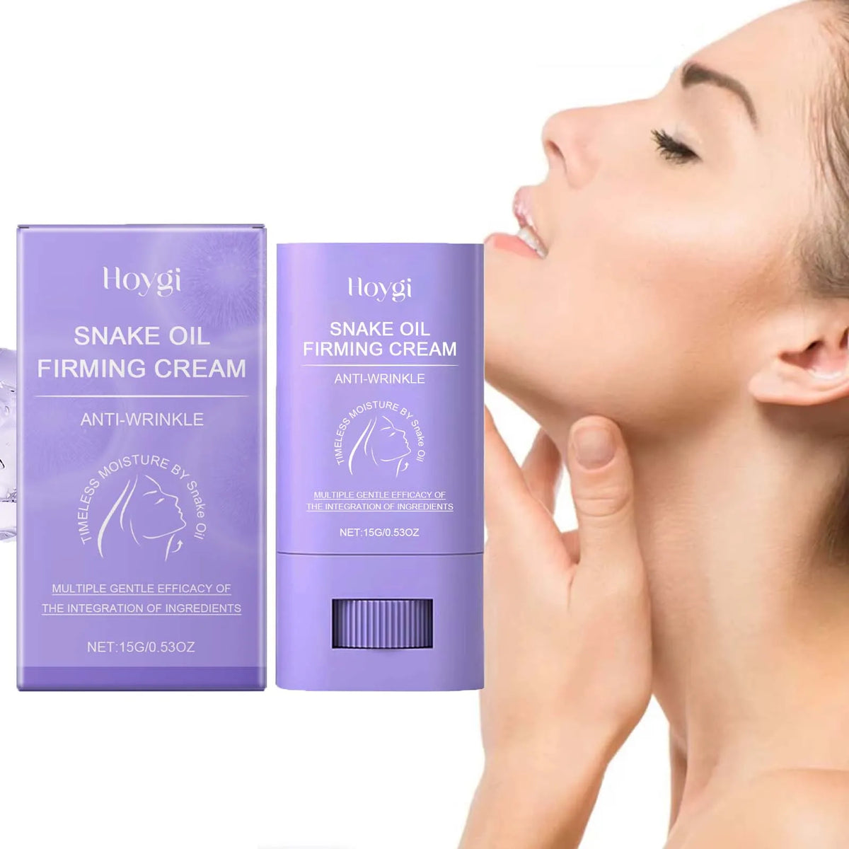 Snake Oil Neck Firming Cream Stick – Tighten & Brighten Skin Neck Firming Cream Qme Default Title