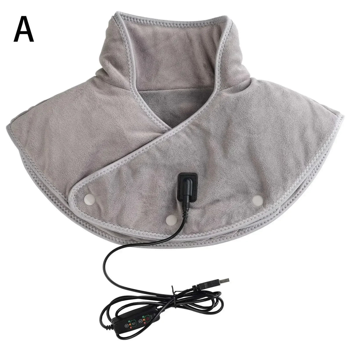 PAQIN Electric Heating Neck & Shoulder Wrap – 3-Gear Massager Neck Shoulder Massager Qst A Just Heat