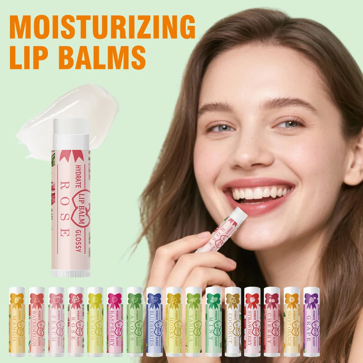 Qme Colored Lipstick Set – 16 Shades, Moisturizing Natural Finish Lipstick Set Qme