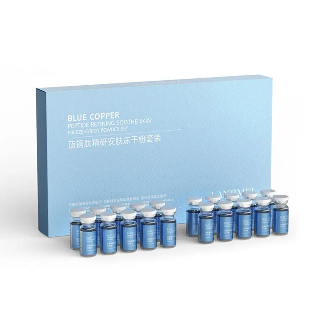 Blue Copper Peptide Freeze-Dried Powder DIY Face Serum Peptide Face Serum Qme 1 kit CN