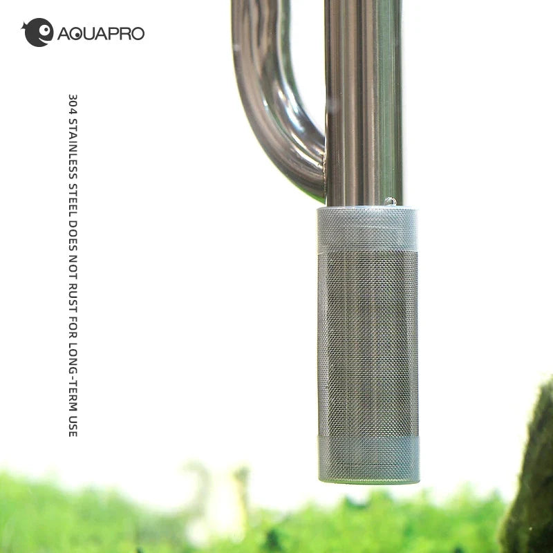 Stainless Steel Aquarium Filter Inlet Protective Net Cover Aquarium Filter Guard Qme