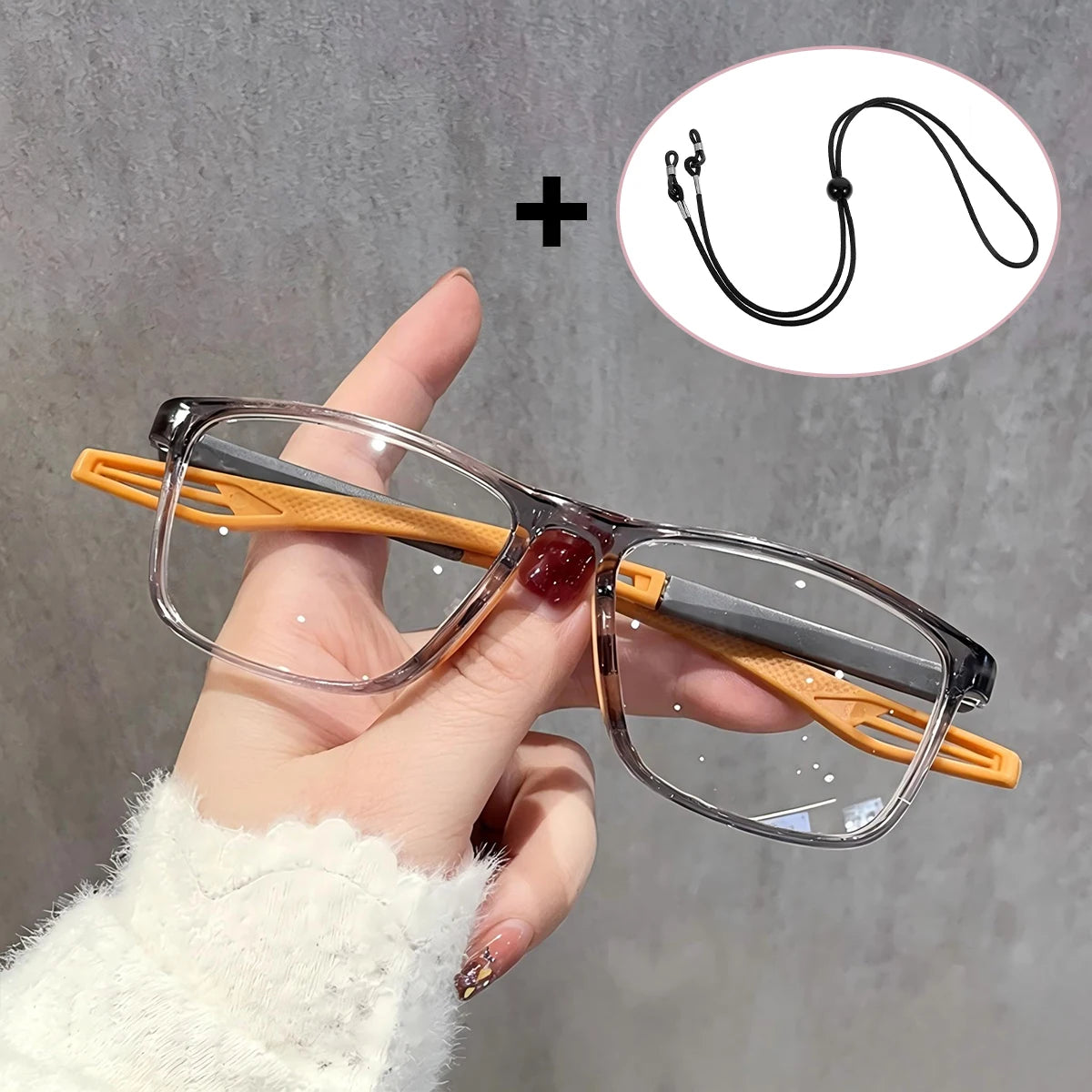 VOPHA Auto Focus Reading Glasses Blue Light Blocking Unisex Reading Glasses Qst Yellow