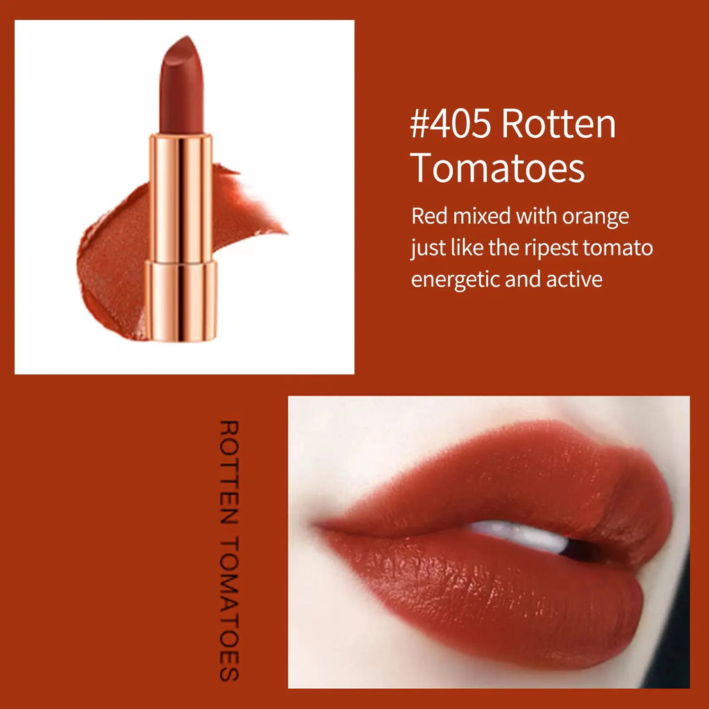 Matte Lipstick Set 3 Colours – Waterproof Long-Lasting + Silver Bag Matte Lipstick Set Qst