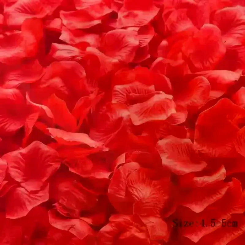 Artificial Silk Rose Petals 1000pcs – Colorful Wedding Decor Artificial Rose Petals Qme