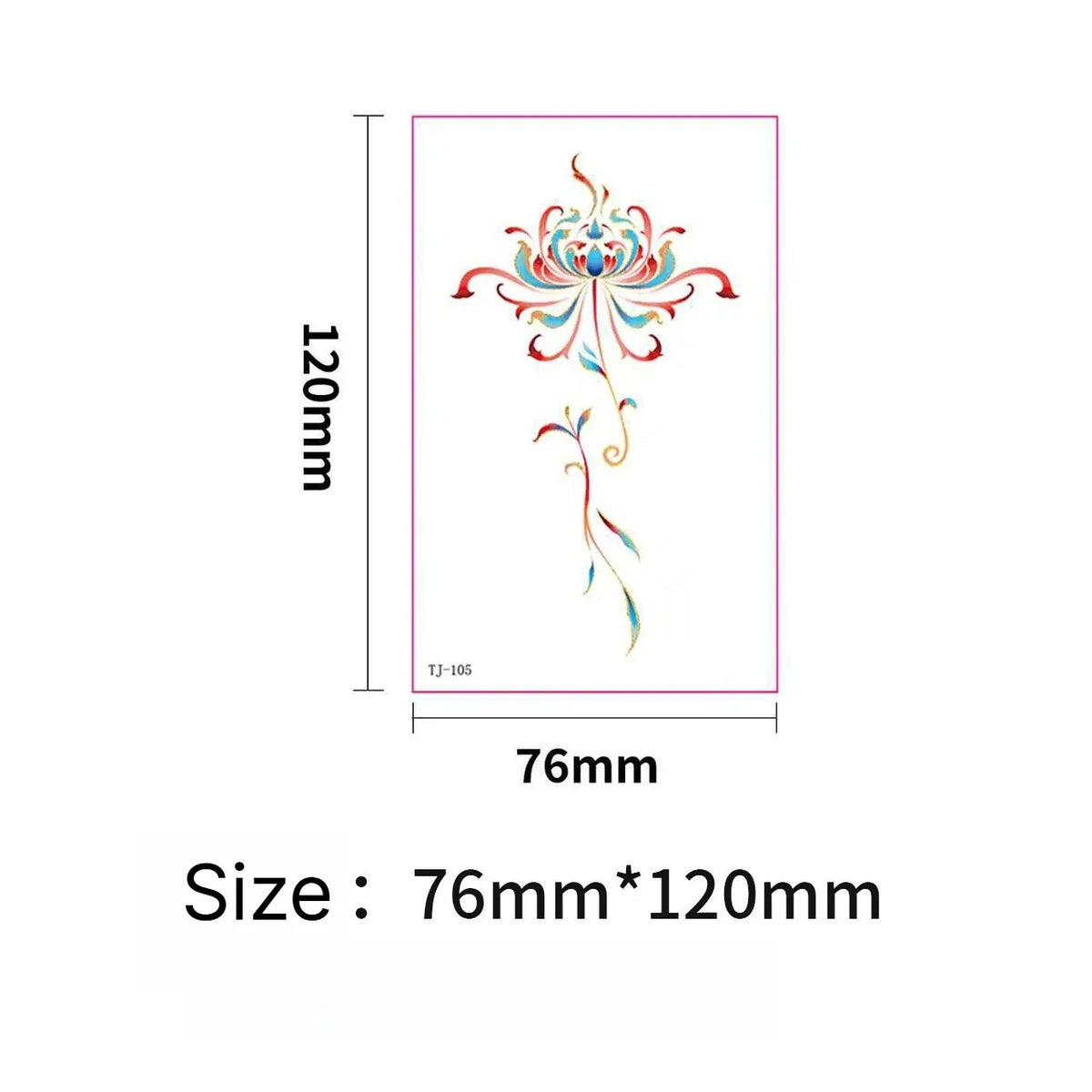 Golden Foil Phoenix Temporary Tattoo Stickers – Waterproof Temporary Tattoo Stickers Qme