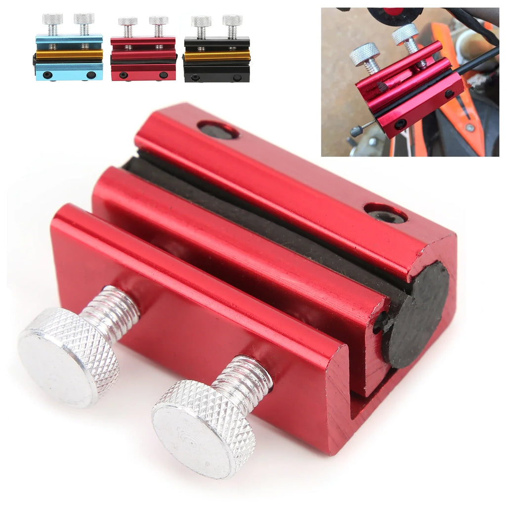 Motorcycle Dual Cable Luber Lubrication Tool – Aluminum & Rubber Cable Lubrication Tool Qme
