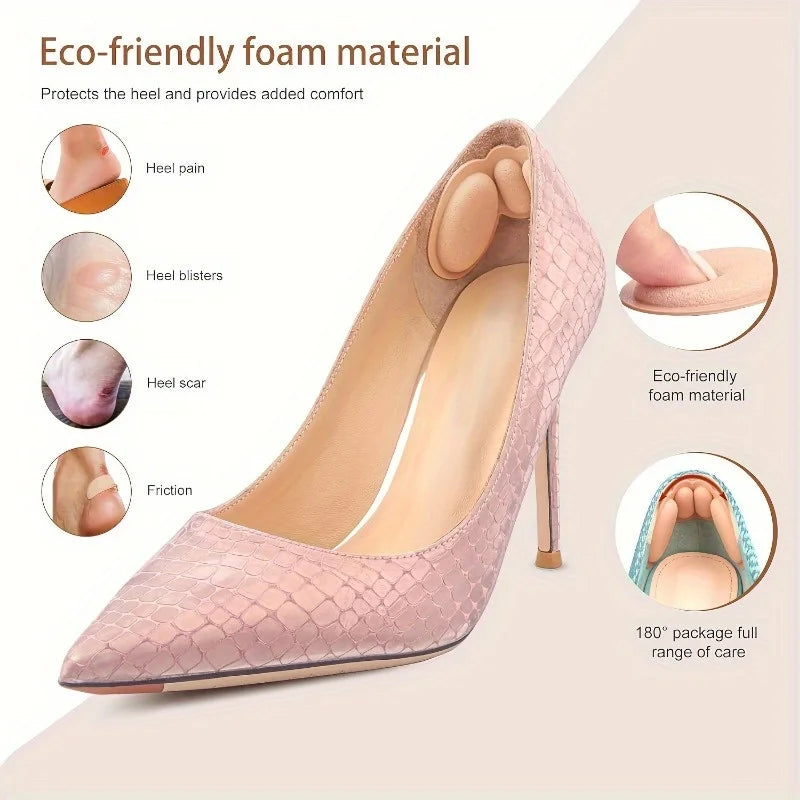 Heel Pads for Shoes Too Big – Cushioned Tighter Fit Inserts Heel Cushion Inserts Qme