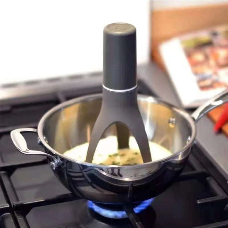 Hands-Free Electric Egg Whisk Automatic Triangle Stirrer Electric Egg Whisk Qme