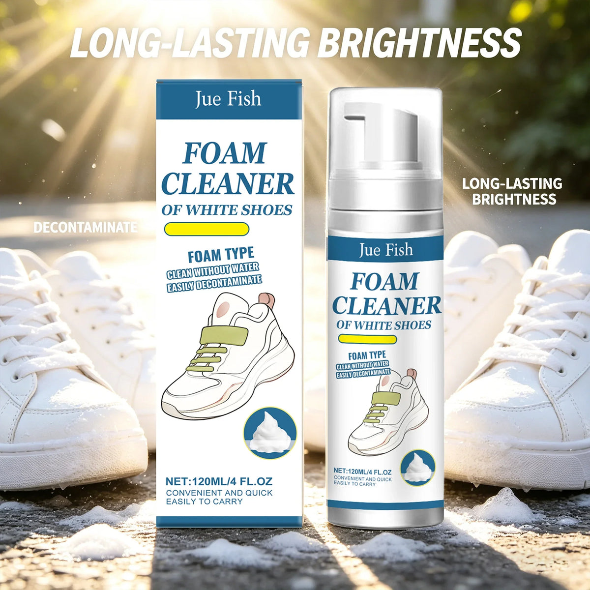 White Shoe Foam Cleaner – Remove Stains & Prevent Yellowing Shoe Foam Cleaner Qme