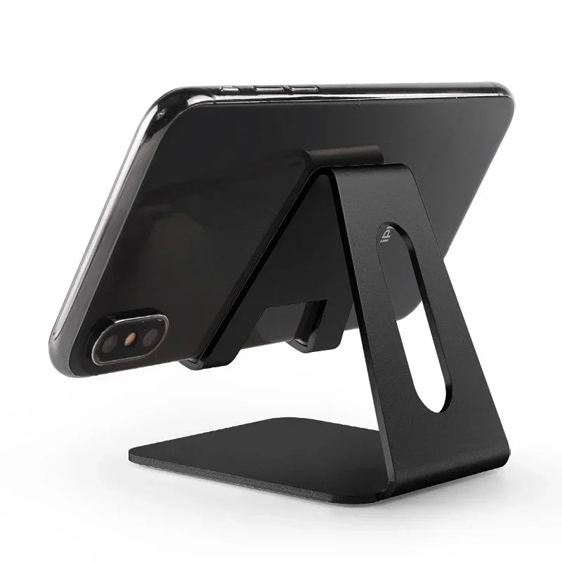 Metal Desk Phone & Tablet Stand – Portable Foldable Holder Phone & Tablet Stand Qme