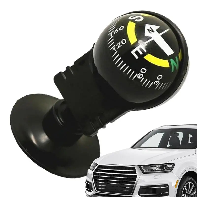 Car Dashboard Ball Compass – Adjustable Auto Navigation Tool Dashboard Compass Qst