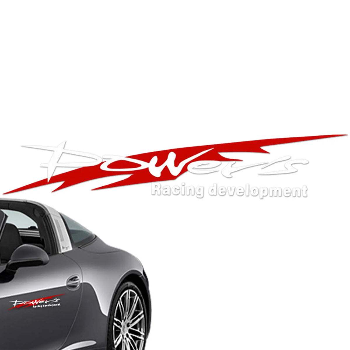 Reflective Racing Car Decal Sticker – Waterproof Sport Design Car Decal Sticker Qst