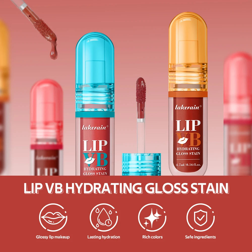 Vitamin B Moisturizing Mirror Lip Gloss – Hydrating & Long-Lasting Lip Gloss Qst