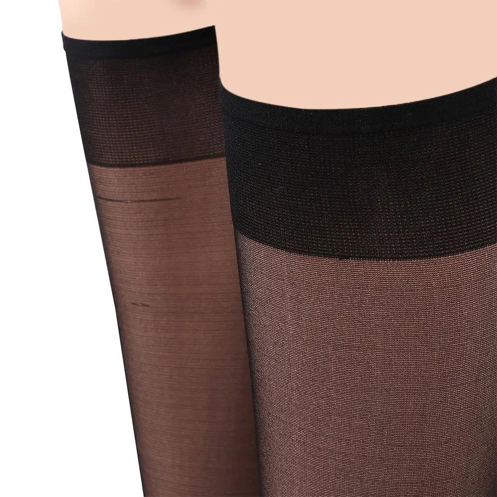 Women's Sheer Thigh High Stockings – Transparent Tights Thigh High Stockings Qme
