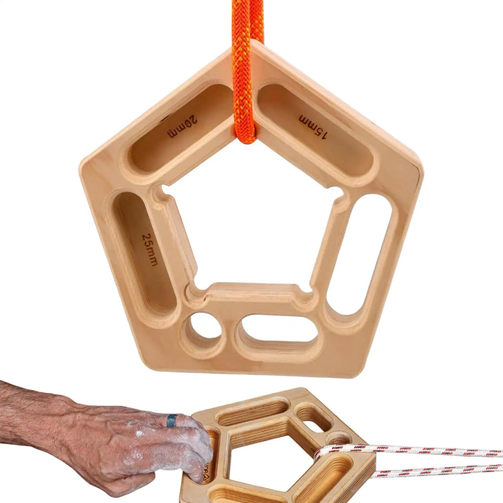 Wooden Climbing Fingerboard | Rock Climbing Finger Trainer Climbing Fingerboard Qme