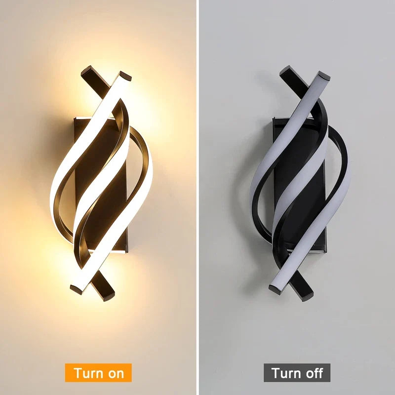 Modern LED Ceiling Chandelier – 3 Color Modes | Aluminum & Acrylic LED Ceiling Chandelier Qme