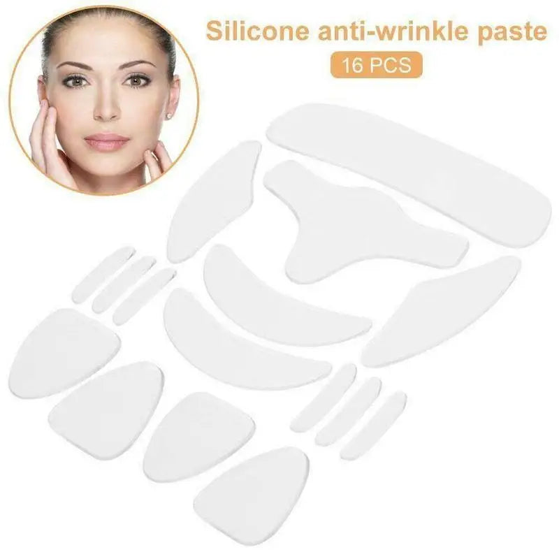 Reusable Silicone Anti-Wrinkle Patches – Face, Forehead & Neck Anti-Wrinkle Patches Qme