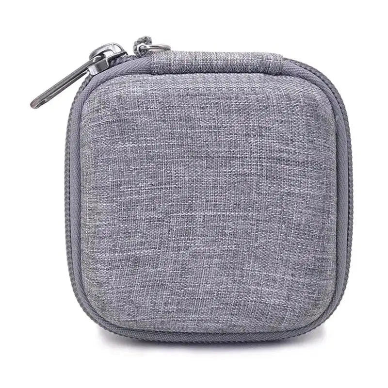Mini EVA Zipper Pouch – Earphone & Cable Storage Case Earphone Storage Case Qme