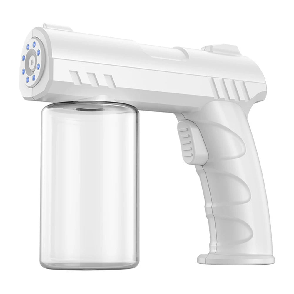 280ml Wireless Nano Mist Sprayer USB Blue Light Electric Electric Mist Sprayer Qst WHITE