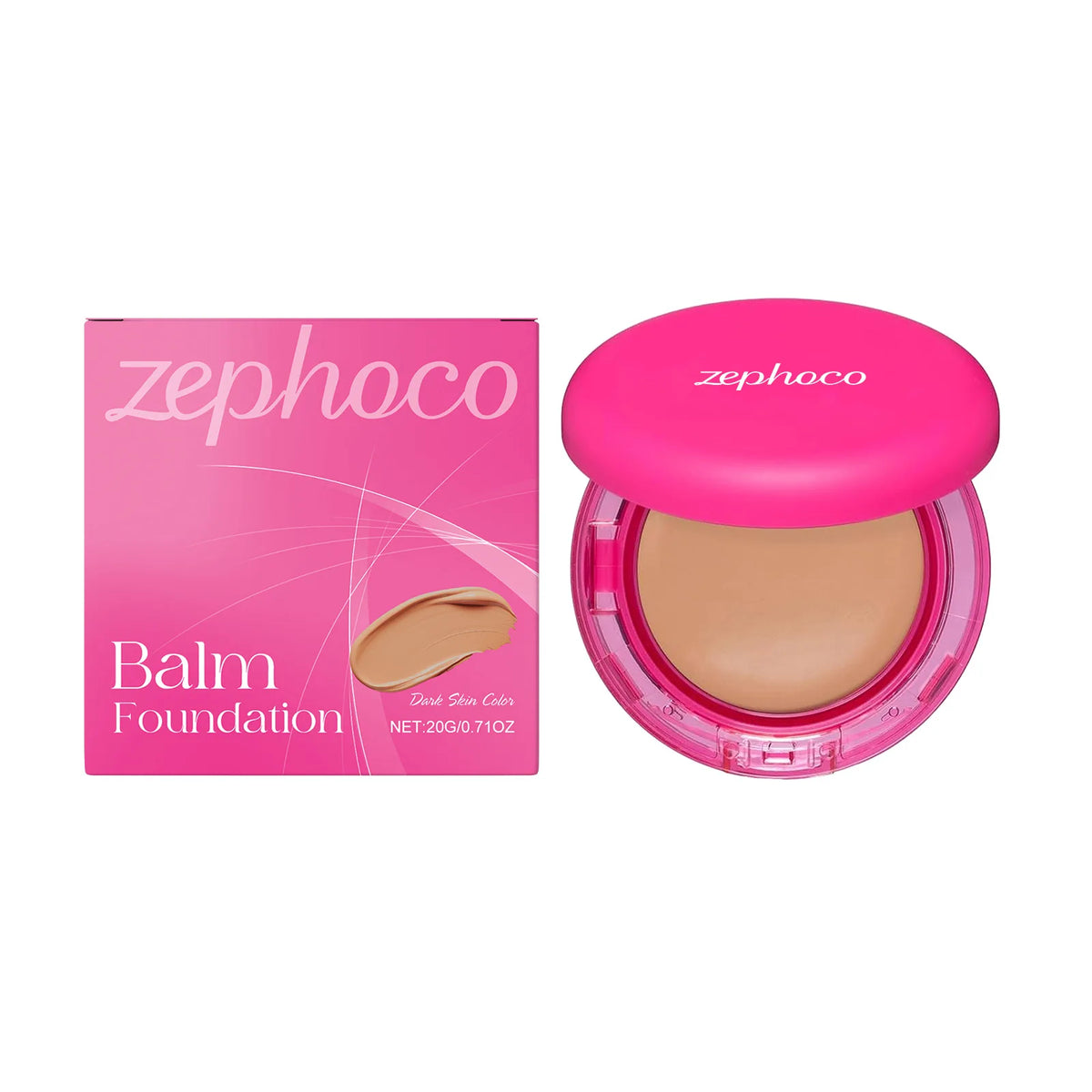Zephoco Matte BB Cream Foundation – 4 Shades, Full Coverage BB Cream Foundation Qst Dark Skin