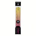 Flexible Rainbow Soft Ruler 15cm/20cm – Dual Cm & Inch Scale Flexible Ruler Qst 20cm-yellow