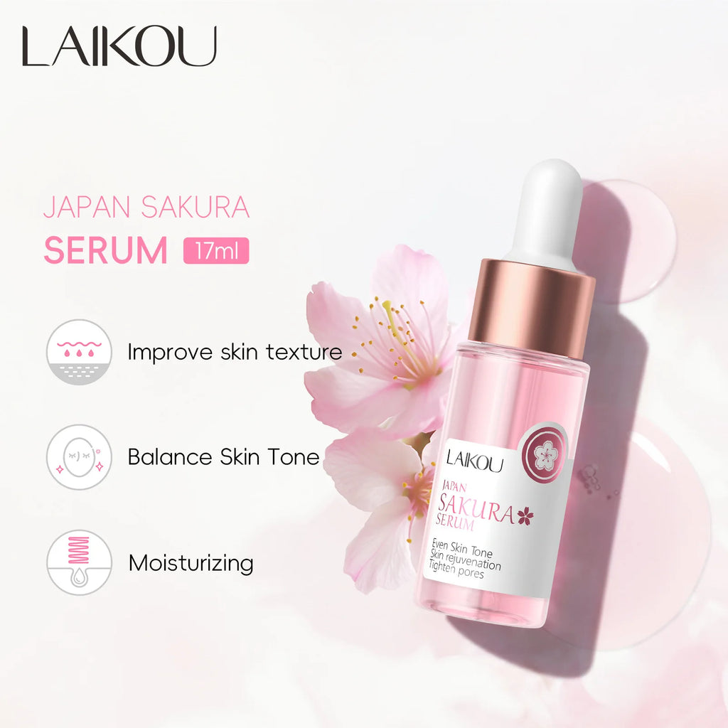 Sakura Whitening Face Serum – Brighten & Tighten Pores Brightening Face Serum Qst