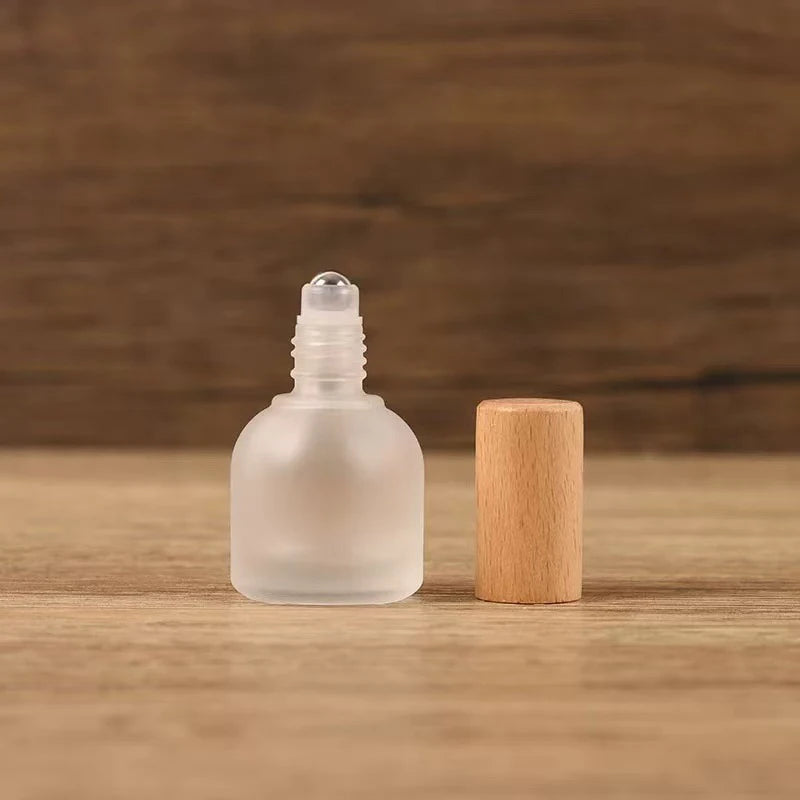 10ml Glass Roller Bottle – Refillable Perfume & Essential Oil Vial Roller Bottle Qst