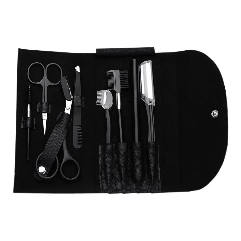 Complete Eyebrow Grooming Kit – Shaper, Pencil & Tweezers Eyebrow Grooming Kit Qme