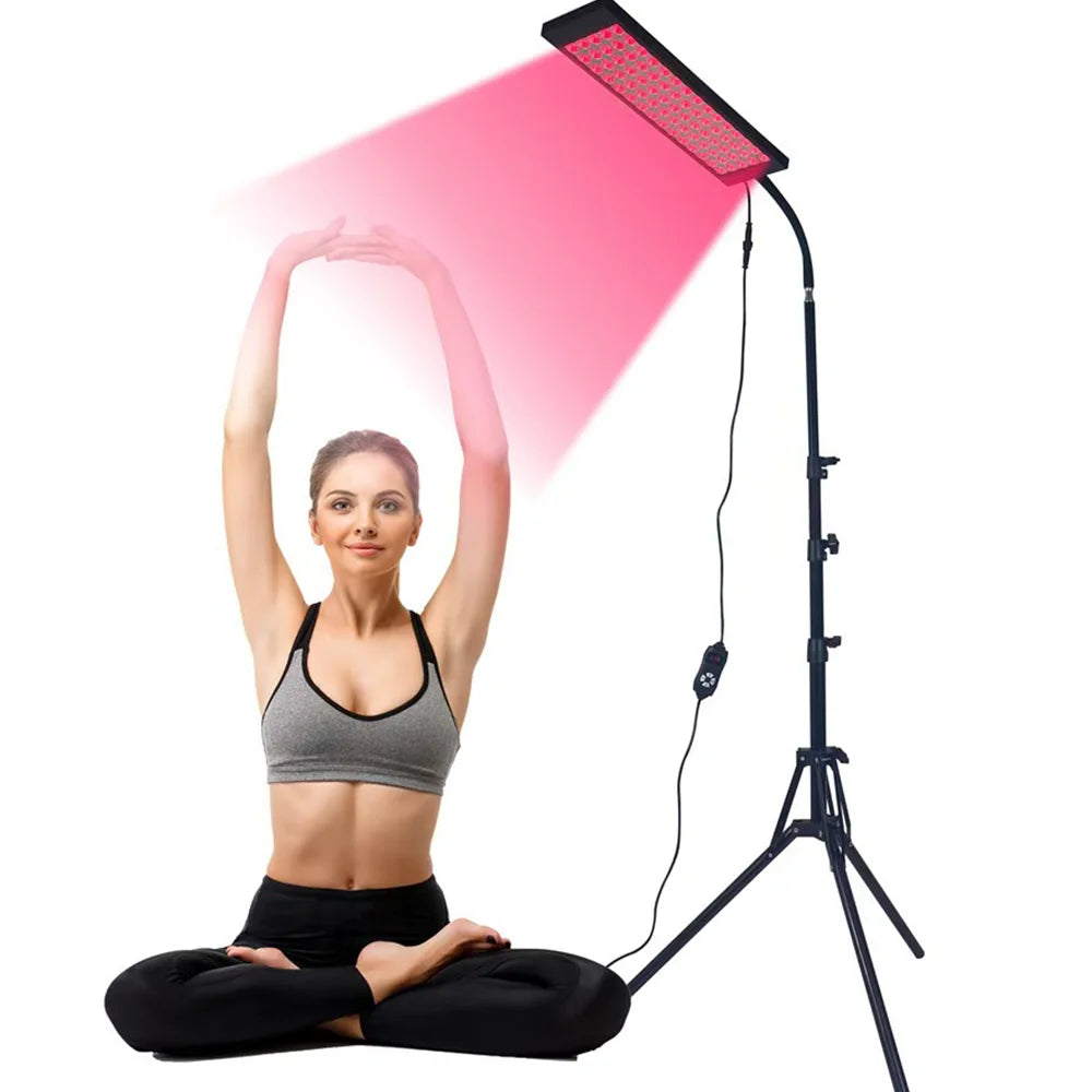 75-LED Red Light Therapy Panel 660nm 850nm – Face & Body Red Light Therapy Panel Qst UK PLUG