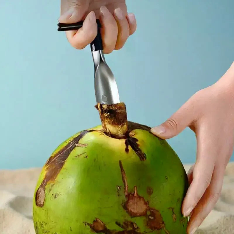 Stainless Steel T-Shape Coconut Opener Puncher Tool Coconut Opener Tool Qme