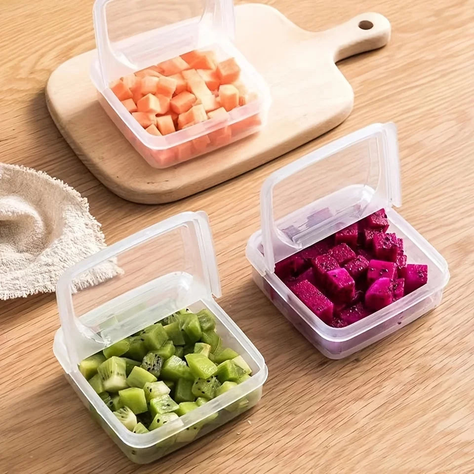 2-Pack Fridge Food Storage Boxes – Butter, Cheese & Veggie Food Storage Container Qme