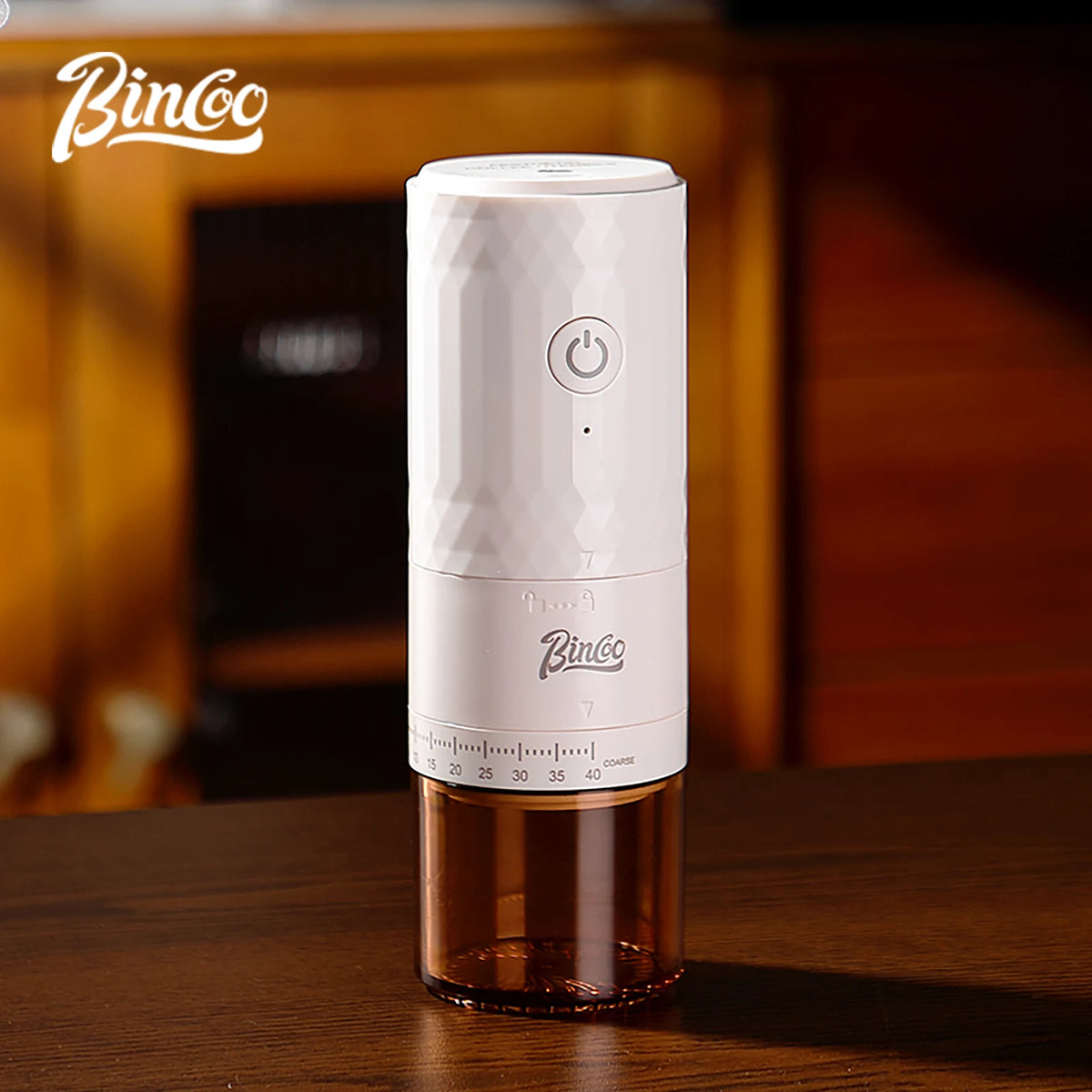 Bincoo Electric Coffee Grinder – Compact Automatic Bean Mill Electric Coffee Grinder Qst