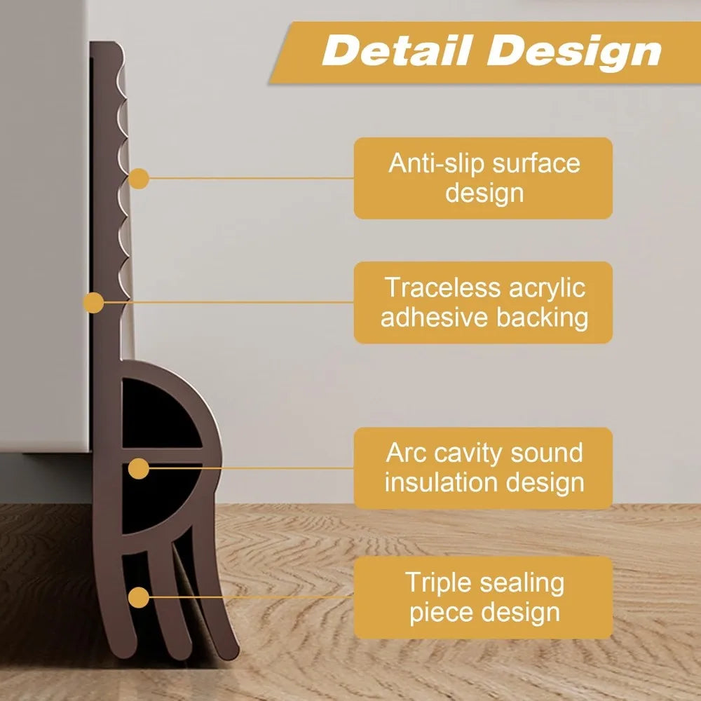 TPE Window & Door Seal Strip Self-Adhesive Weatherstripping 1M Weatherstrip Seal Qme