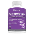 Serrapeptase 45,000 SPU Enzyme Supplement – Sinus & Gut Health Enzyme Supplement Qst 120 count-1 bottle