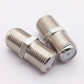 F-Type All Copper Female Coupler Connector for RG6 Coax Cable Coaxial Cable Coupler Qme zinc alloy 50pcs