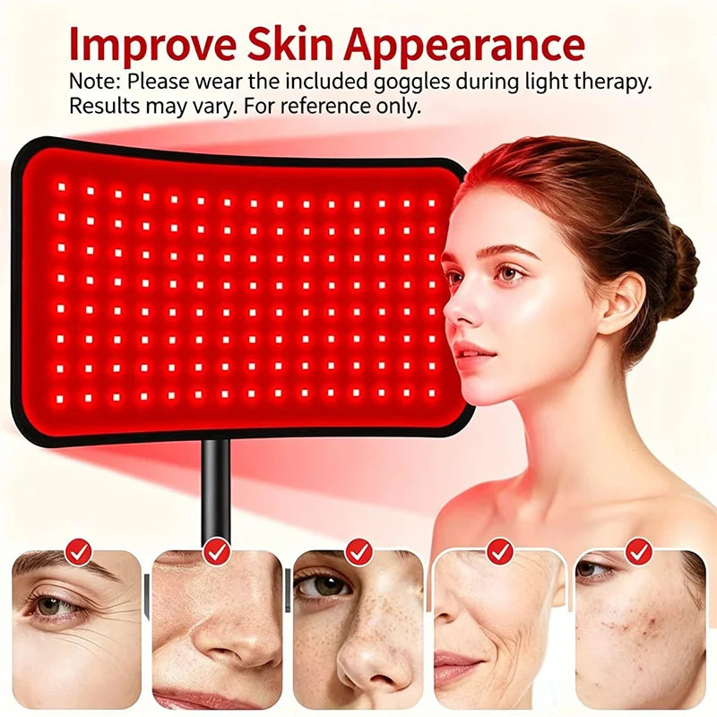 ZONGKUNG 120 LED Red Light Therapy Panel 660nm 850nm Red Light Therapy Panel Qst