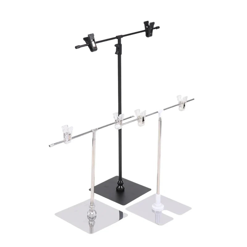 T-Shape Stainless Steel Backdrop Stand for Photo Studio Photo Backdrop Stand Qme