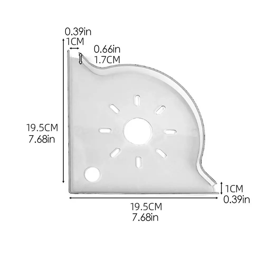 Triangle Aquarium Corner Shelf – Fish Tank Plant Holder Aquarium Corner Shelf Qme 01