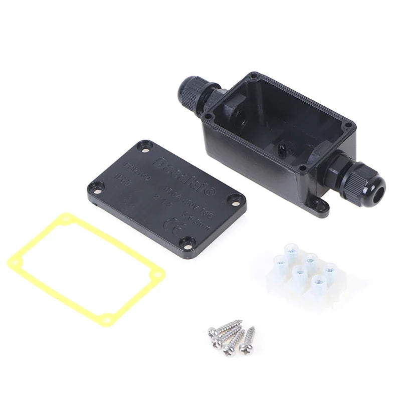 IP66 Waterproof 2-Way Outdoor Cable Junction Box Terminal Cable Junction Box Qme