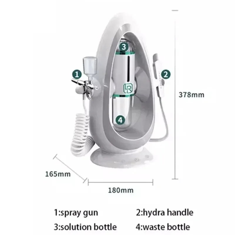 Hydra Dermabrasion Aqua Facial Device – Blackhead & Oxygen Jet Facial Beauty Device Qst