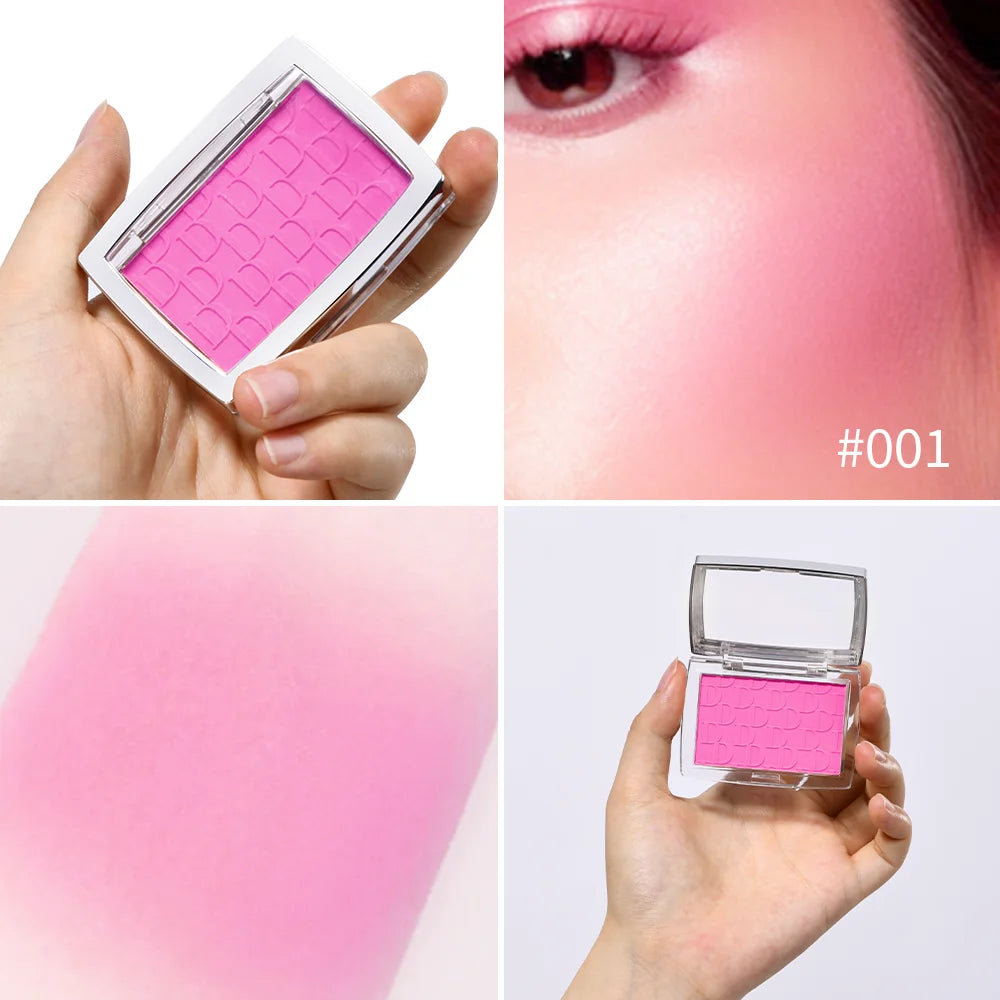Danchel 3D Embossed Blush Palette – 6 Shades Cheek Contour Face Blush Palette Qst