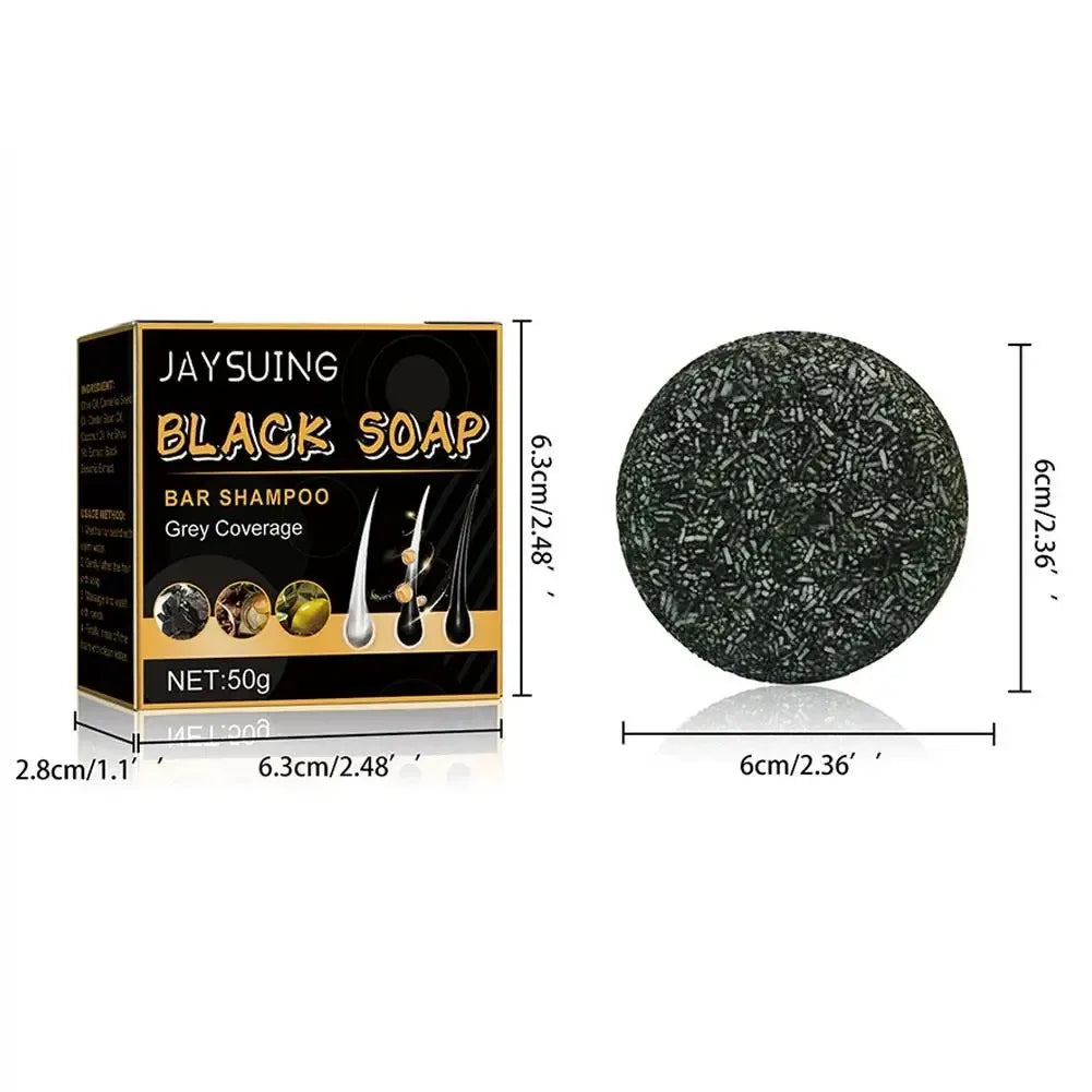 He Shou Wu Hair Darkening Shampoo Bar – Grey Coverage 50g Hair Darkening Shampoo Bar Qst