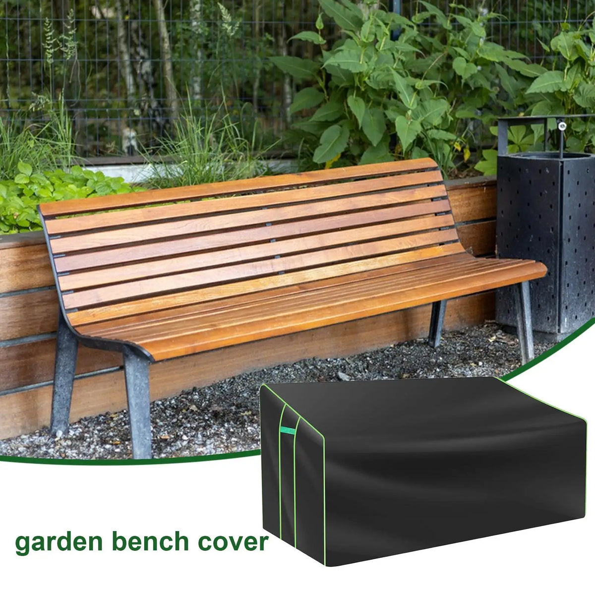Outdoor Loveseat Cover – Weather-Resistant 2-Seater Protector Patio Furniture Cover Qme