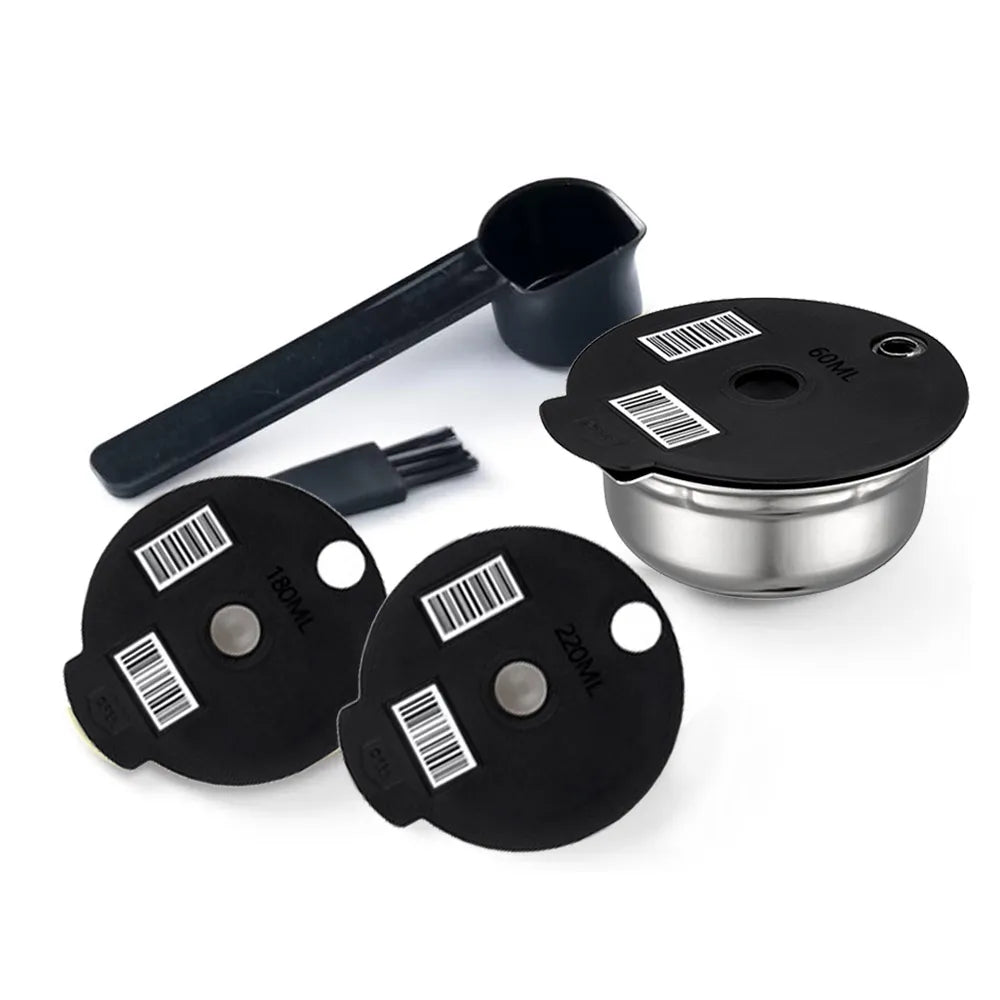 Reusable Stainless Steel Coffee Pods for Bosch Tassimo – RECAFIMIL Reusable Coffee Pods Qst
